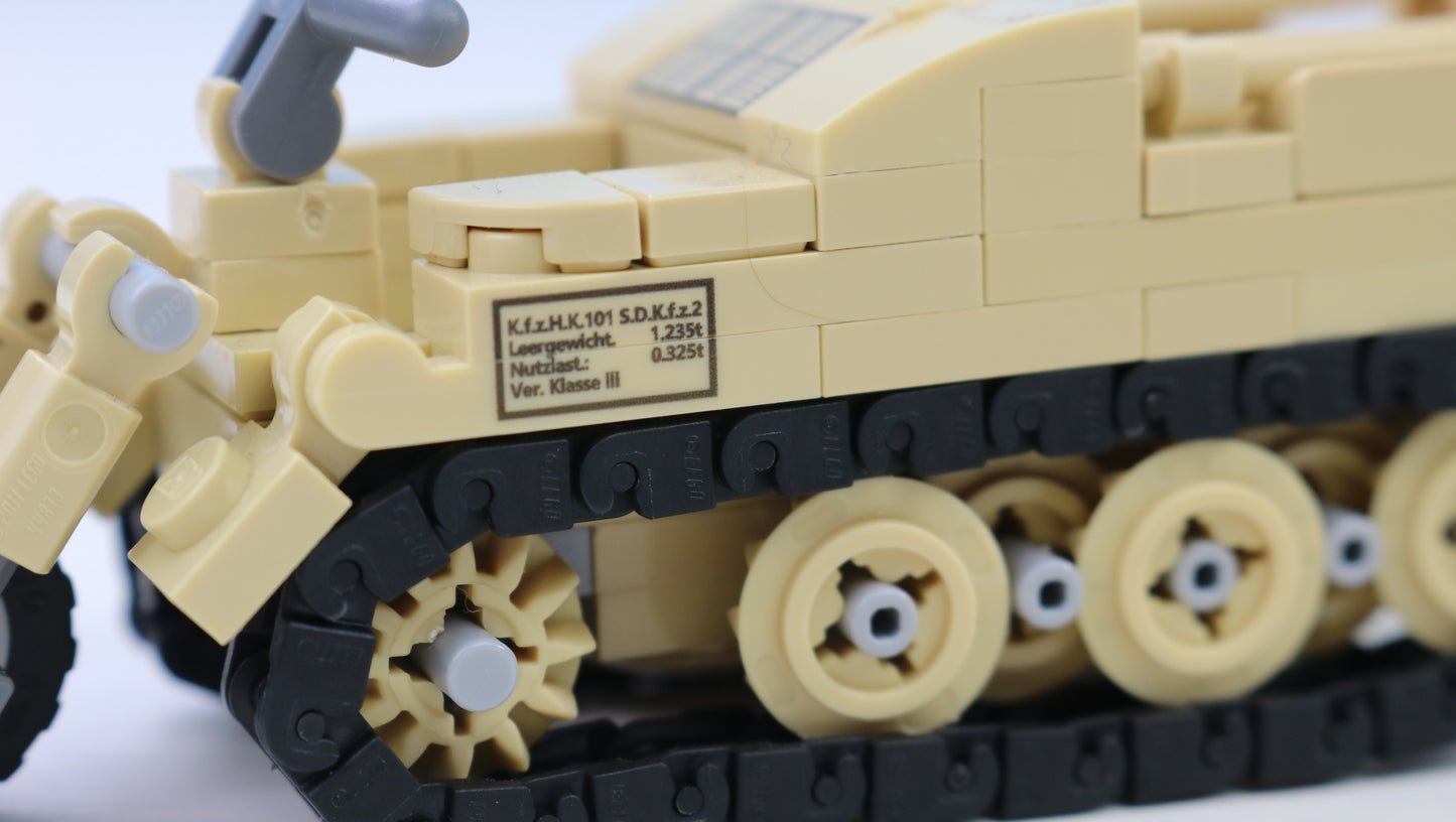 Sd.Kfz.2 Kettenkrad German utility vehicle With Minifigure!